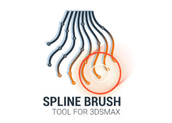 Spline Brush tool for 3DsMax