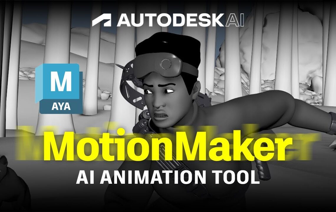 Autodesk has introduced MotionMaker, its new AI-based animation tool for Maya
