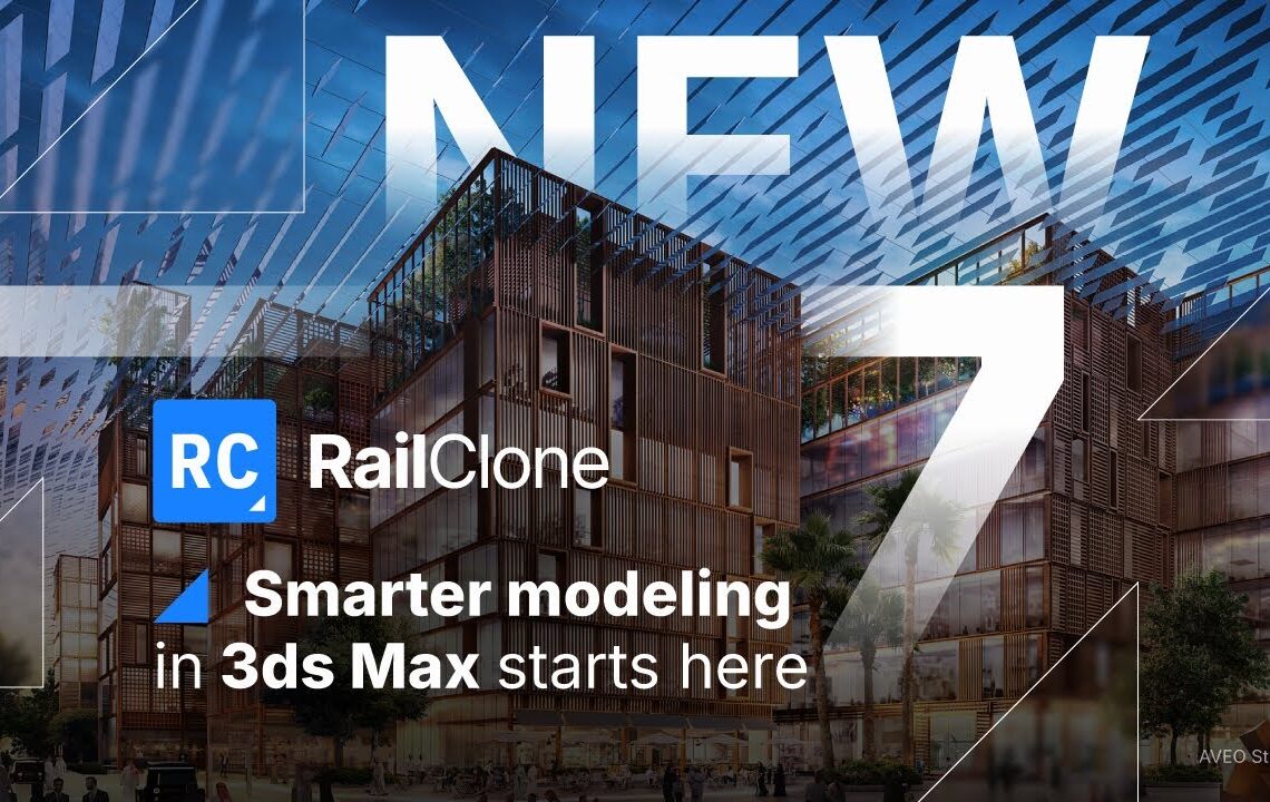 RailClone 7 released with spline operations and new libraries