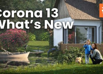 Corona 13 adds stylized rendering, GPU animation support via Vantage, and AI tools