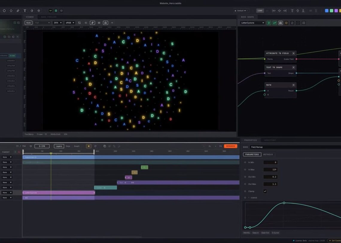 Caddis motion design tool released