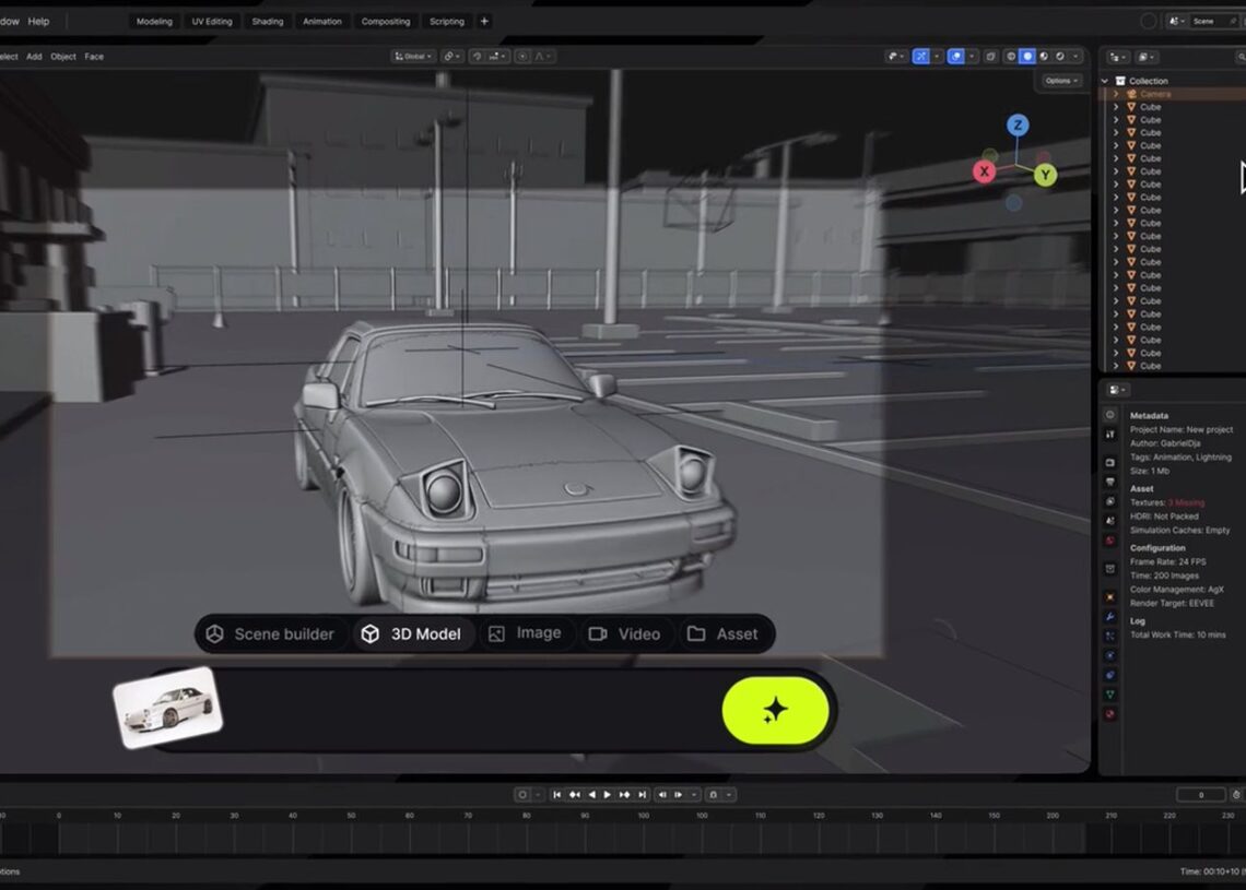 Higgsfield for Blender add-on